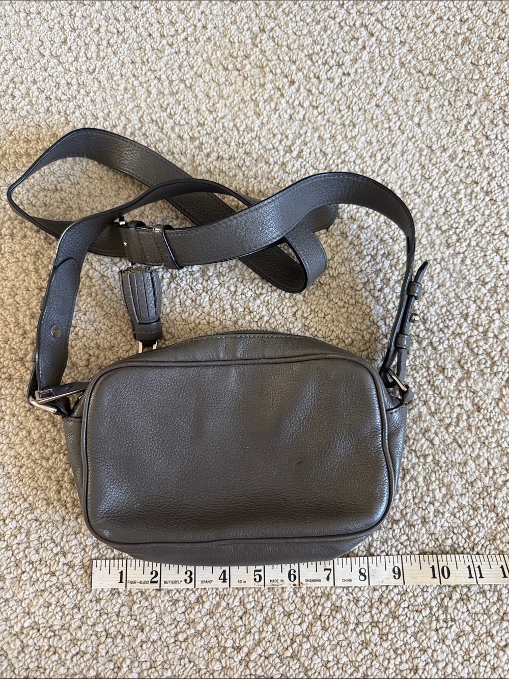 Marc Jacobs Gray Pebbled Leather Belt Bag - Picture 2 of 5